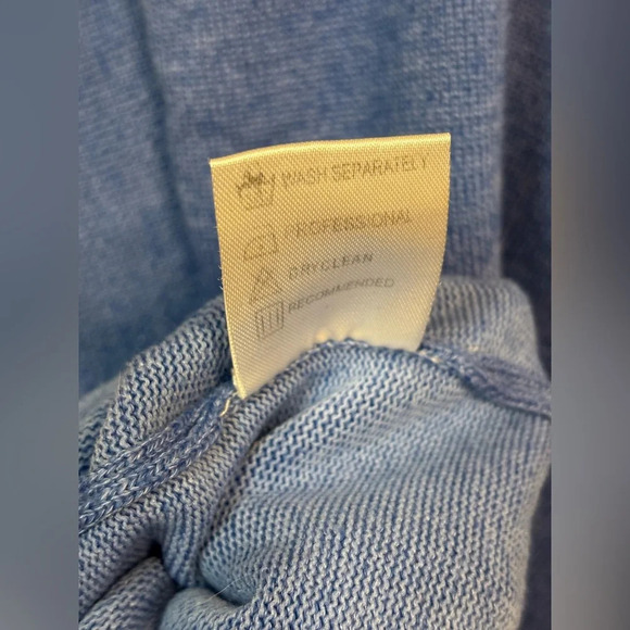 2/$15 - Misslook Scalloped V-Neck Sweater – Blue Medium - Picture 6 of 7